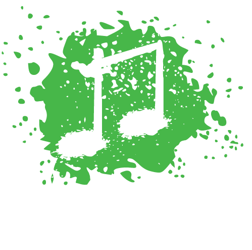 Be Natural Music White Logo