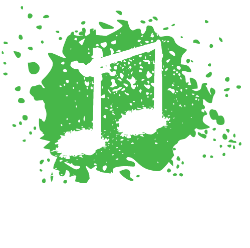 Be natural music white logo