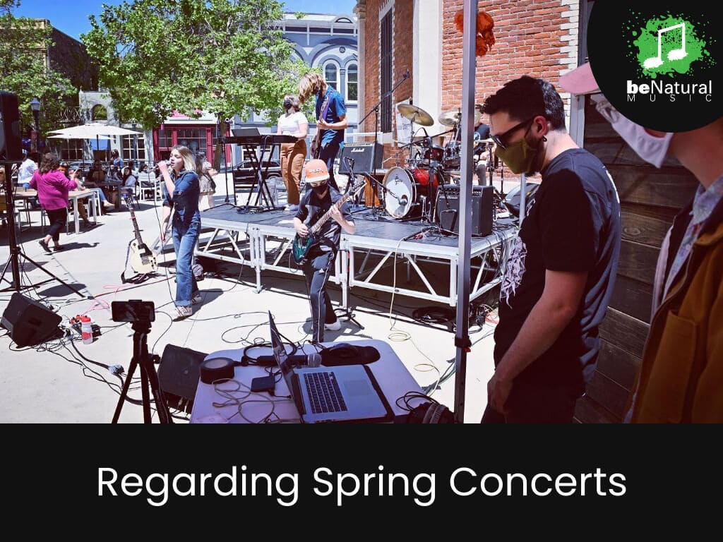 Regarding spring concerts