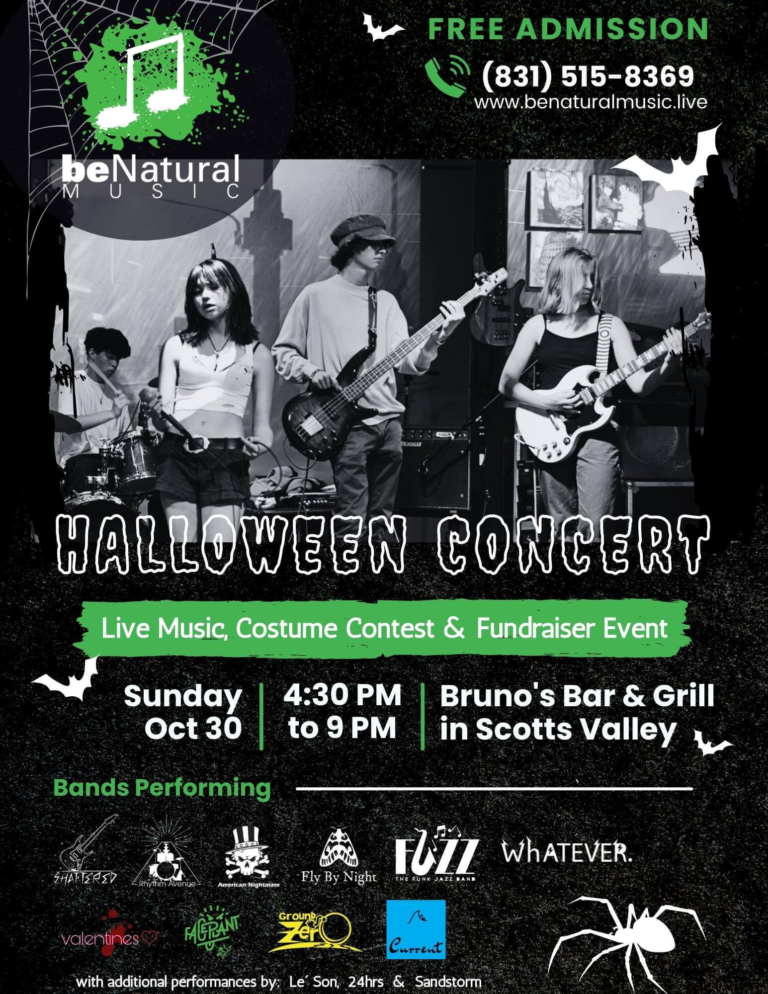 Brunos Bar Halloween Concert 2022 Brunos Bar Halloween Concert 2022