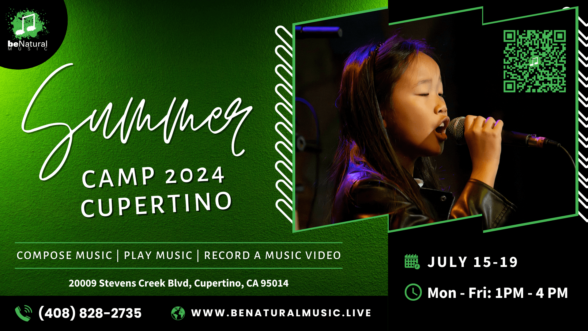 Cupertino Summer Camp 2024 Banner