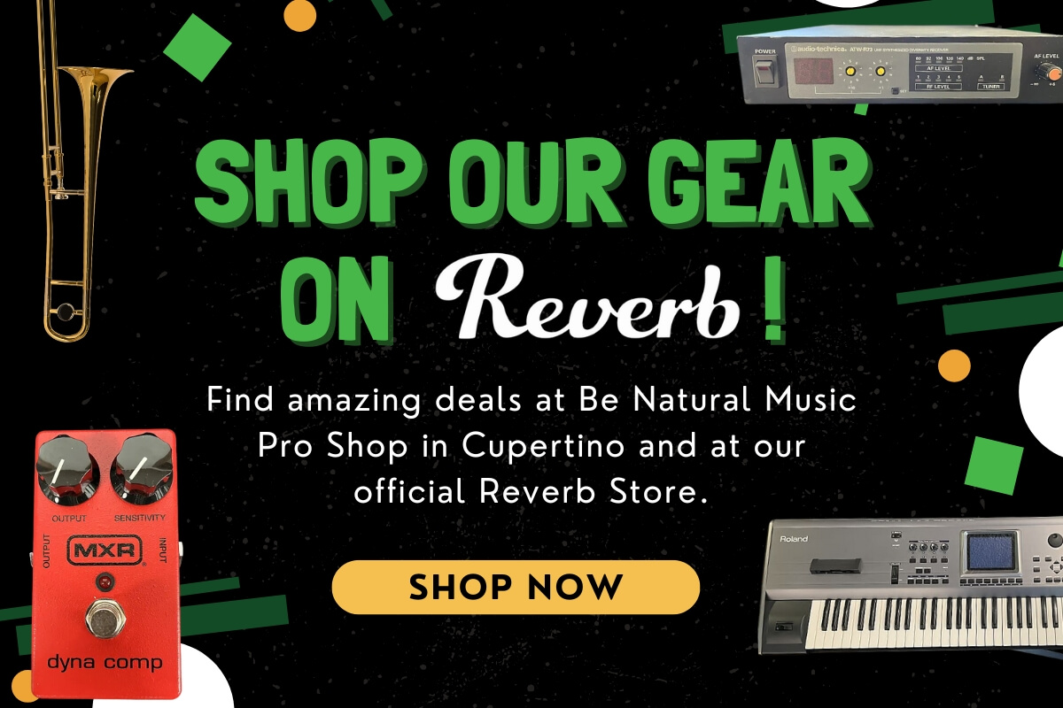 Shop Our gear on Reverb Banner