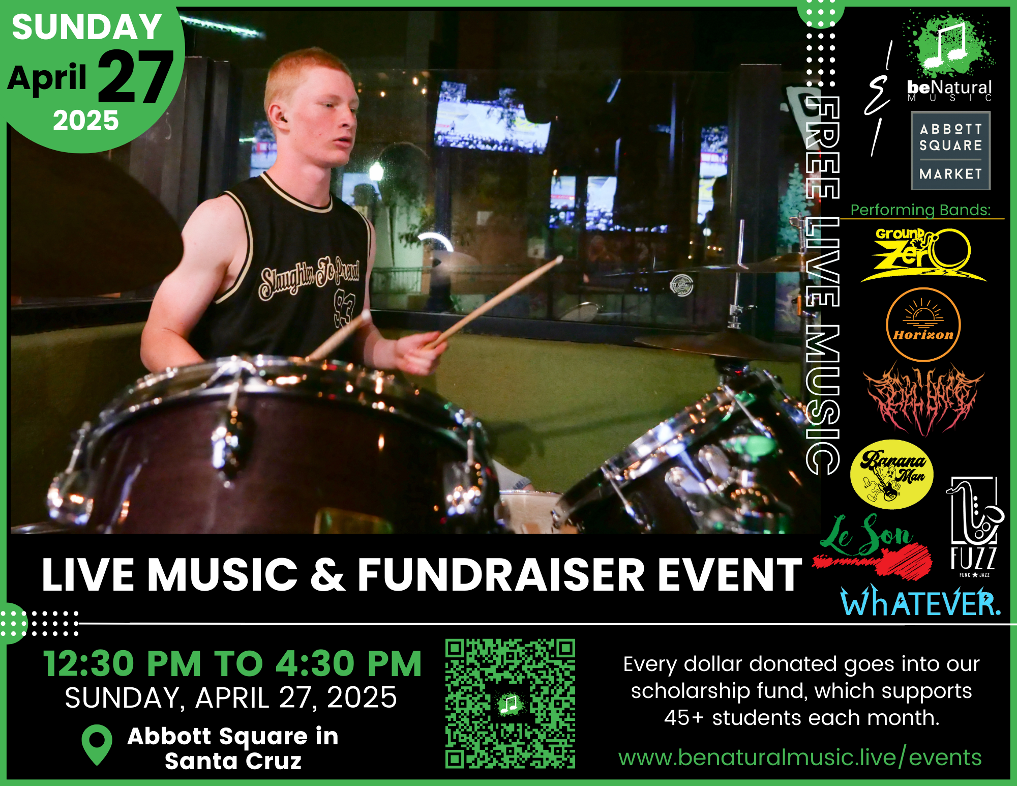 Santa Cruz Spring Concert & Fundraiser at Abbott Square