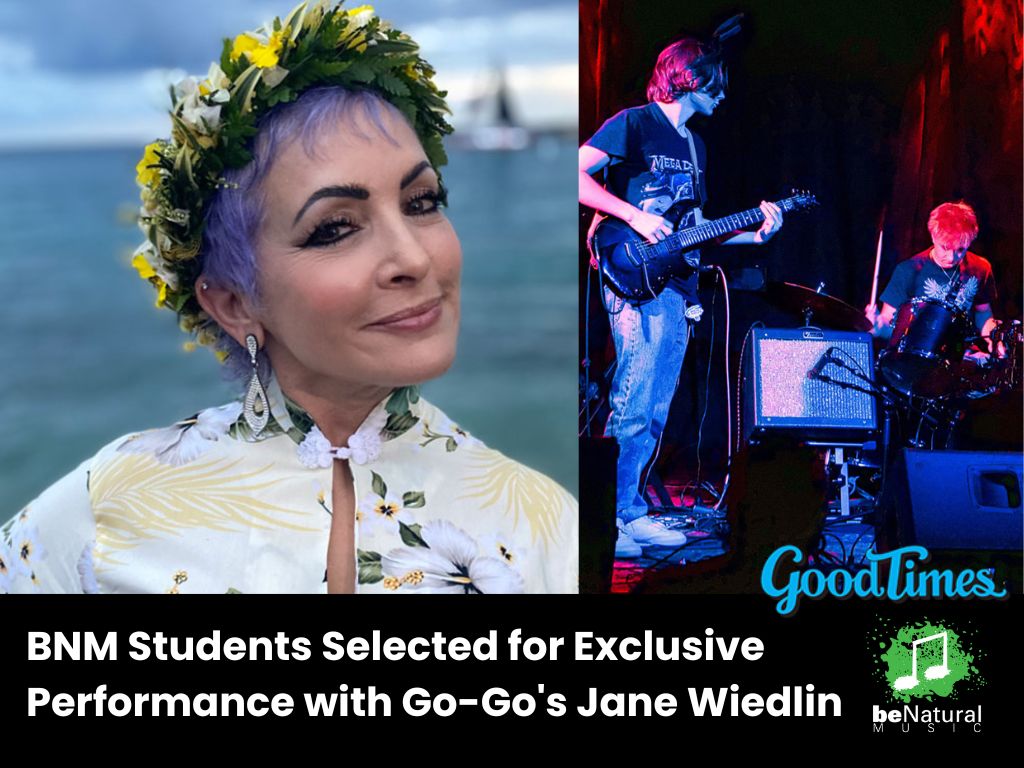 BNM Students Selected for Exclusive Performance with Go-Go's Jane Wiedlin