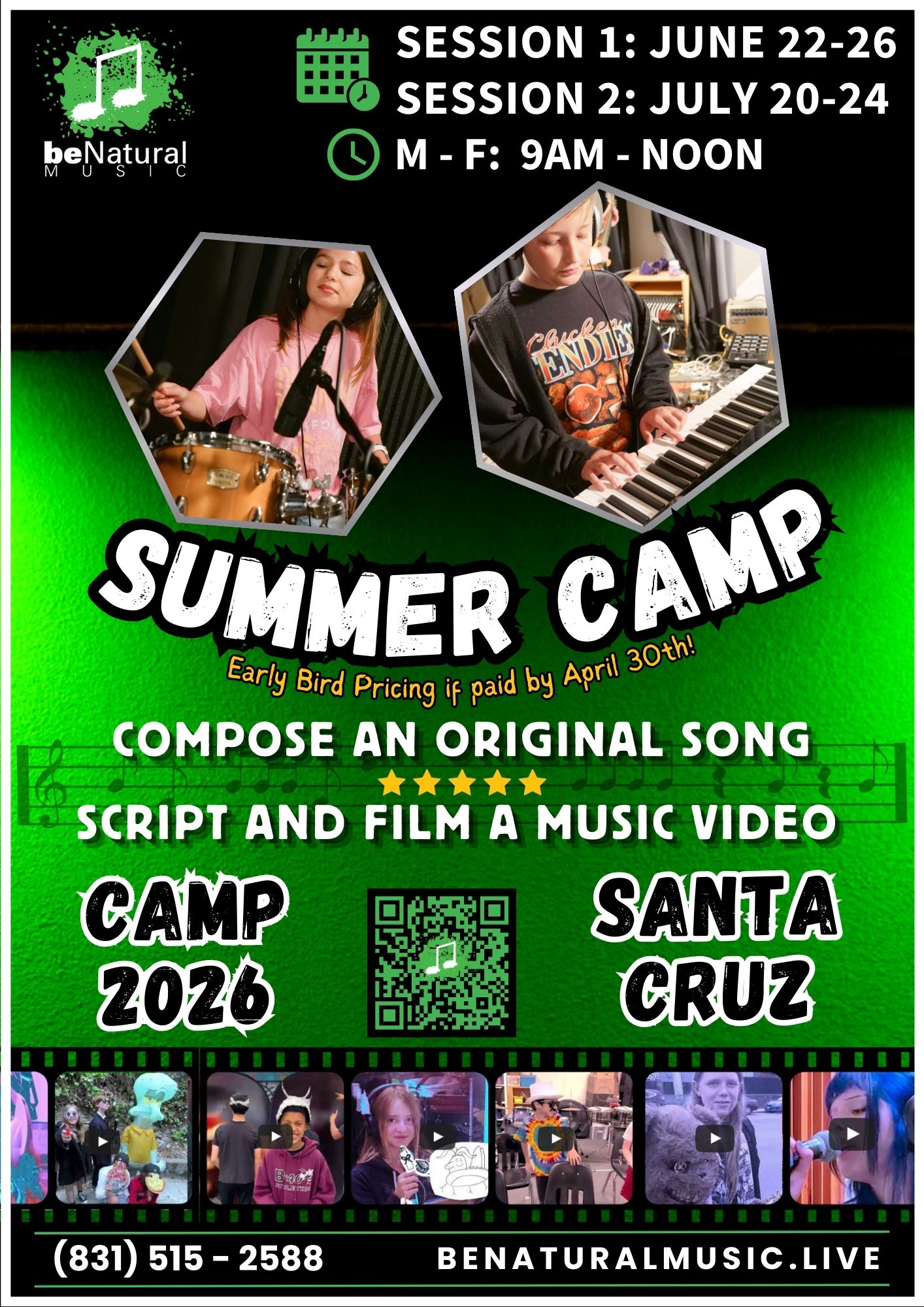 Session 1 - Santa Cruz Camp 2026 Banner